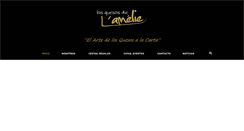 Desktop Screenshot of losquesosdelamelie.com